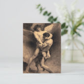 Wrestling mit Engeln Postkarte (Stehend Vorderseite)