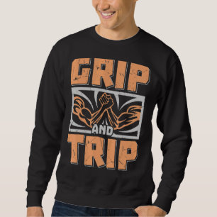 Wrestling mit Riegel- und Trip-Arm-Wrestling Sweatshirt