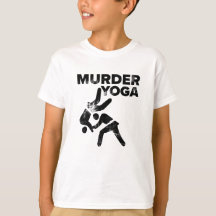 Wrestling Murder Yoga Funny Jiu Jitsu Geschenk