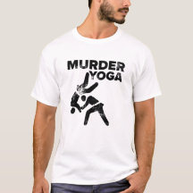 Wrestling Murder Yoga Funny Jiu Jitsu Geschenk