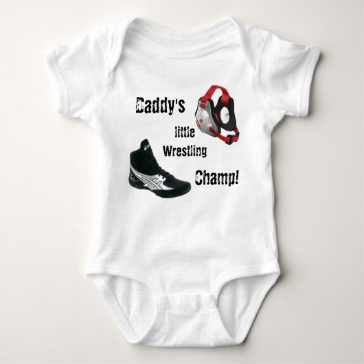 Wrestling Onesy Baby Strampler (Vorderseite)