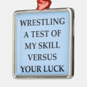 Wrestling Ornament Aus Metall (Links)