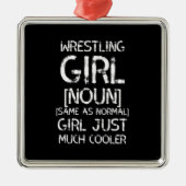 Wrestling Ornament Aus Metall (Vorne)