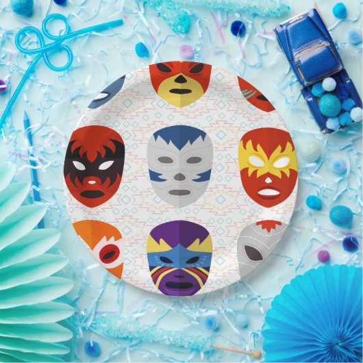 Wrestling Pappteller (Party)