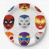 Wrestling Pappteller (Vorderseite)