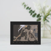 Wrestling POSTCARD Postkarte (Stehend Vorderseite)