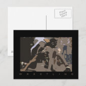Wrestling POSTCARD Postkarte (Vorne/Hinten)