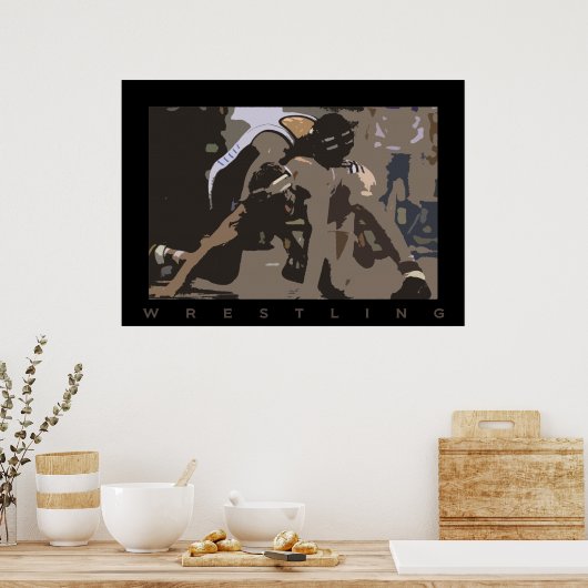 Wrestling Poster (Küche)