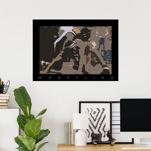 Wrestling Poster (Heimbüro)