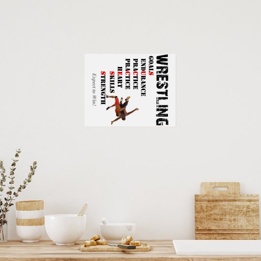 Wrestling Poster (Küche)