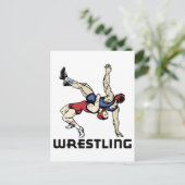 Wrestling Postkarte (Stehend Vorderseite)