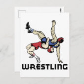 Wrestling Postkarte (Vorne/Hinten)