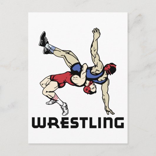 Wrestling Postkarte (Vorderseite)