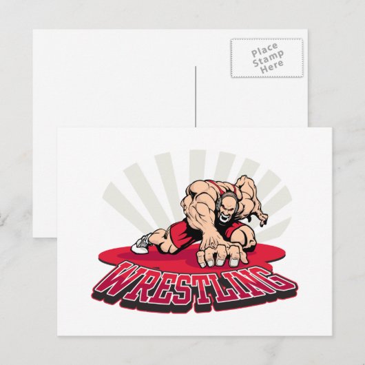 Wrestling! Postkarte (Vorne/Hinten)