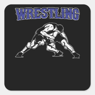 Wrestling Quadratischer Aufkleber
