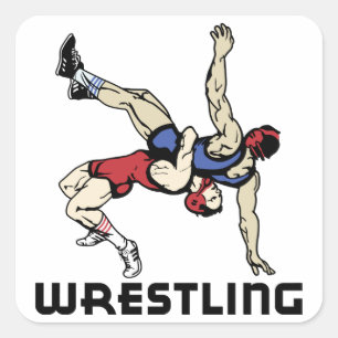 Wrestling Quadratischer Aufkleber