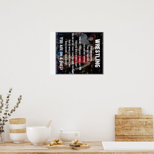 Wrestling Quest Poster (Küche)