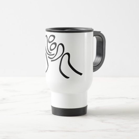 Wrestling Reisebecher (VorderseiteRechts)