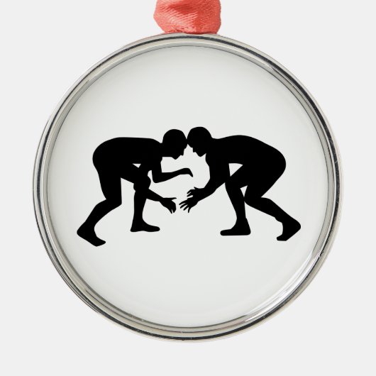 Wrestling-Ringkämpfer Ornament Aus Metall (Vorne)