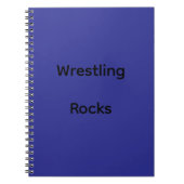 Wrestling Rocks Notebook Notizblock (Vorderseite)