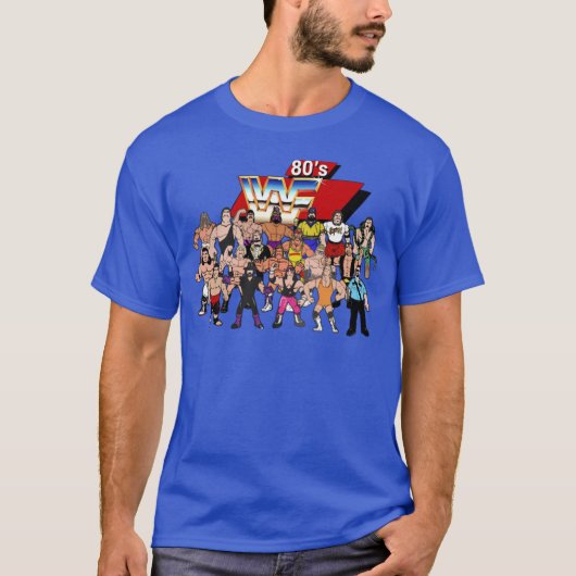 Wrestling-Roster 80er T-Shirt (Vorderseite)