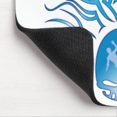 Wrestling-Schädel Mousepad (Ecke)