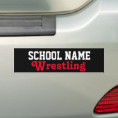 Wrestling - Schaffen Sie Ihren Schulgeist Autoaufkleber (Auf Auto)