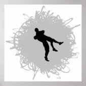 Wrestling Scribble Style Poster (Vorne)