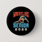 Wrestling Senior Class of 2025 Abschluss Button (Vorderseite)