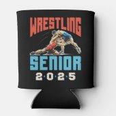 Wrestling Senior Class of 2025 Abschluss Dosenkühler (Rückseite)