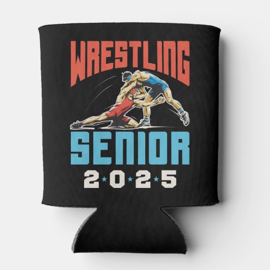 Wrestling Senior Class of 2025 Abschluss Dosenkühler (Rückseite)