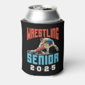 Wrestling Senior Class of 2025 Abschluss Dosenkühler (Kanne Rückseite)