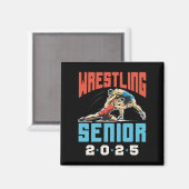 Wrestling Senior Class of 2025 Abschluss Magnet (Vorderseite/Rückseite)