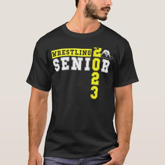 Wrestling Senior Night Abschluss Senior 2023 Wres T-Shirt (Vorderseite)