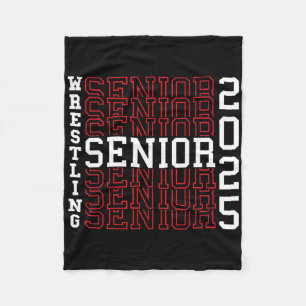 Wrestling Senior Night Wrestling Senior 2025 Gradu Fleecedecke