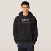 Wrestling Sister Definition Brother's Biggest Fan Hoodie (Vorne ganz)