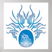 Wrestling Skull Poster (Vorne)