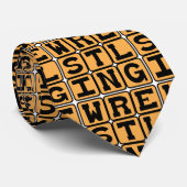 Wrestling, Sport Krawatte (Gerollt)