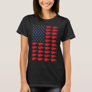 Wrestling "Sport Us Flag" 3 T-Shirt