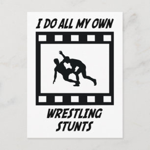 Wrestling Stunts Postkarte