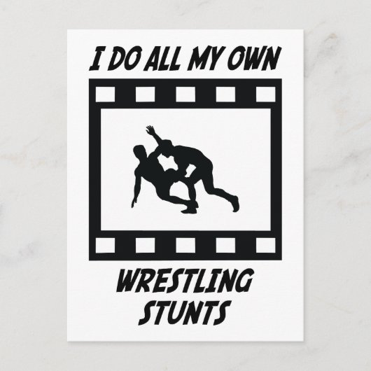 Wrestling Stunts Postkarte (Vorderseite)
