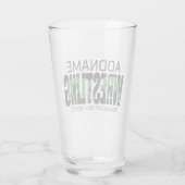 Wrestling Team ADD TEXT School Varsity Wrestler Glas (Rückseite)