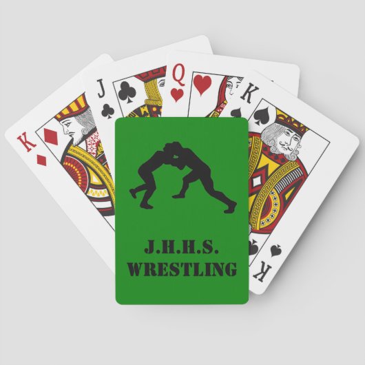 Wrestling-Team-Kartendeckkarte Spielkarten (Rückseite)