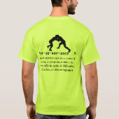 Wrestling-Team-Shirt T-Shirt (Rückseite)