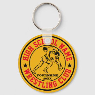 Wrestling Team Wrestler Custom Color Sports Schlüsselanhänger