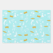 Wrestling themed wrapping paper - variety 3-pack geschenkpapier set (Vorderseite 3)