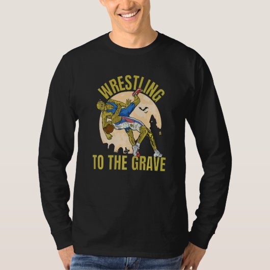 Wrestling To The Grave Zombies Wrestling T-Shirt (Vorderseite)