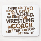 Wrestling-Trainer-Geschenk Mousepad (Vorne)