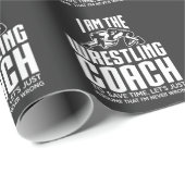 Wrestling-Trainer-Geschenk - nehmen Sie an, dass Geschenkpapier (Rolleneckpunkt)
