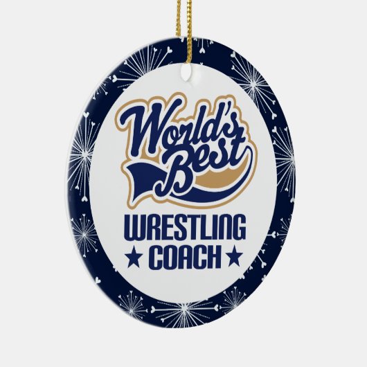 Wrestling-Trainer-Geschenk-Verzierung Keramikornament (Rechts)